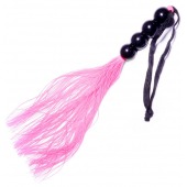 Розовая силиконовая плеть - 35,5 см. - Boys of Toys - купить с доставкой в Ставрополе