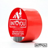 Красный скотч для фиксации Non-Sticky Bondage Tape - 15 м. - Intoyou - купить с доставкой в Ставрополе