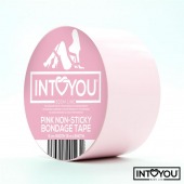 Розовый скотч для фиксации Non-Sticky Bondage Tape - 15 м. - Intoyou - купить с доставкой в Ставрополе