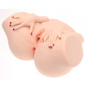 Телесный мастурбатор-полуторс Barbie - Naked Factory - в Ставрополе купить с доставкой