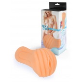 Эластичный мастурбатор в виде вагины телесного цвета - Sexy Girl - в Ставрополе купить с доставкой