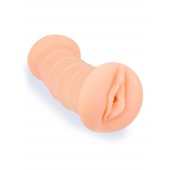 Телесный двусторонний мастурбатор с вибропулей и эрекционными кольцами в комплекте - Sexy Girl - в Ставрополе купить с доставкой