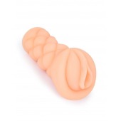 Телесный мастурбатор-вагина с вибропулей и эрекционными кольцами в комплекте - Sexy Girl - в Ставрополе купить с доставкой