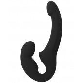 Черный безремневой страпон Share Lite - Fun Factory - купить с доставкой в Ставрополе