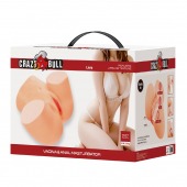 Телесный мастурбатор Liora с 2 любовными тоннелями - Baile - в Ставрополе купить с доставкой