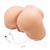 Телесный мастурбатор Olivia с 2 любовными отверстиями - Baile - в Ставрополе купить с доставкой