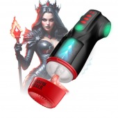 Интерактивный мастурбатор Raven с вакуумом, вибрацией и подсветкой - Shots Media BV - в Ставрополе купить с доставкой