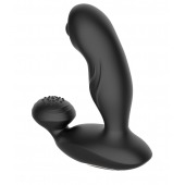 Черный вибромассажер простаты с вращающимся шариком - Secwell - в Ставрополе купить с доставкой