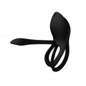 Черное эрекционное виброкольцо Bayek с пультом ДУ - Zalo - в Ставрополе купить с доставкой