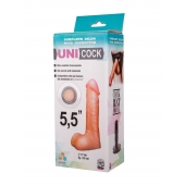 Фаллическая насадка Харнесс UNICOCK 5,5  - 17 см. - LOVETOY (А-Полимер) - купить с доставкой в Ставрополе