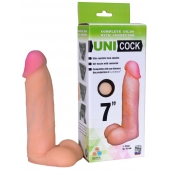 Фаллическая насадка Харнесс UNICOCK 7  - 19 см. - LOVETOY (А-Полимер) - купить с доставкой в Ставрополе