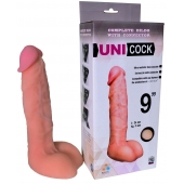 Фаллическая насадка Харнесс UNICOCK 9  - 24 см. - LOVETOY (А-Полимер) - купить с доставкой в Ставрополе