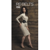 Пояс с клёпками Yona Black - Rebelts - купить с доставкой в Ставрополе