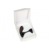 Чёрная насадка на фаллос Gladiator + LRS  с трехкнопочным пультом управления - Adrien Lastic - в Ставрополе купить с доставкой