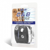 Утяжка для мошонки и пениса Cock Ring With 1  Ball Stretcher And Optional Weight Ring - BlueLine - купить с доставкой в Ставрополе