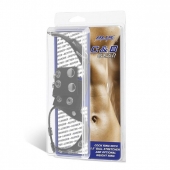Утяжка на пенис и мошонку Cock Ring With 1.5  Ball Stretcher And Optional Weight Ring - BlueLine - купить с доставкой в Ставрополе