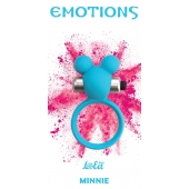Голубое эрекционное виброколечко Emotions Minnie Breeze - Lola Games - в Ставрополе купить с доставкой