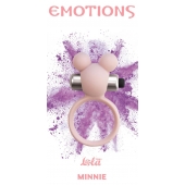 Розовое эрекционное виброколечко Emotions Minnie Light pink - Lola Games - в Ставрополе купить с доставкой