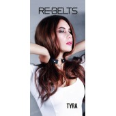 Чёрный кожаный чокер-кляп Tyra Black - Rebelts - купить с доставкой в Ставрополе