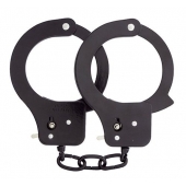 Чёрные наручники из листового металла BONDX METAL CUFFS BLACK - Dream Toys - купить с доставкой в Ставрополе