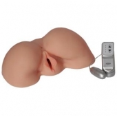 Телесная вибровагина из киберкожи с выносным пультом - LOVETOY (А-Полимер) - в Ставрополе купить с доставкой