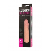Телесная насадка-удлинитель Extension sleeve - 17 см. - Sitabella - в Ставрополе купить с доставкой