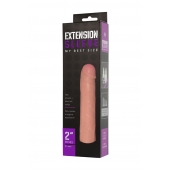 Насадка-удлинитель Extension sleeve телесного цвета - 18,5 см. - Sitabella - в Ставрополе купить с доставкой
