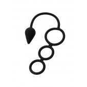 Тройное эрекционное кольцо с анальным хвостом Drop S-size - Erotist Adult Toys - в Ставрополе купить с доставкой