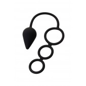Тройное эрекционное кольцо с анальным хвостом Drop M-size - Erotist Adult Toys - в Ставрополе купить с доставкой
