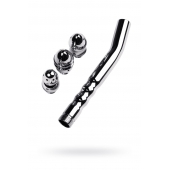 Металлический анальный душ с тремя насадками - ToyFa - купить с доставкой в Ставрополе