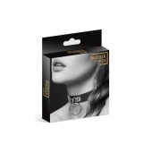 Узенький ошейник из полиуретана с кольцом - Bijoux Pour Toi - купить с доставкой в Ставрополе