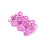 Розовая насадка на пенис Rings Armour - Lola Games - в Ставрополе купить с доставкой