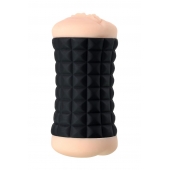 Двухсторонний мастурбатор JOS JANICE в черном цилиндре - JOS - в Ставрополе купить с доставкой