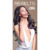 Кляп-трензель Lora с металлическими кольцами - Rebelts - купить с доставкой в Ставрополе