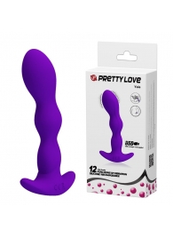 Фиолетовый анальный стимулятор простаты с вибрацией Yale - 14,5 см. - Baile - в Ставрополе купить с доставкой