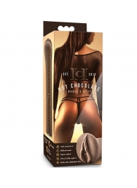 Коричневый мастубратор-вагина Nicole s Kitty - Blush Novelties - в Ставрополе купить с доставкой