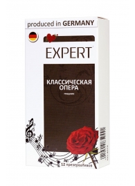 Гладкие презервативы Expert  Классическая опера  - 12 шт. - Expert - купить с доставкой в Ставрополе