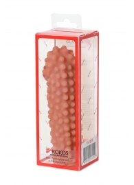 Телесная насадка на фаллос с бугорками KOKOS Extreme Sleeve 10 - 15,8 см. - KOKOS - в Ставрополе купить с доставкой