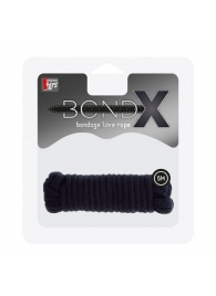 Чёрная веревка для связывания BONDX LOVE ROPE - 5 м. - Dream Toys - купить с доставкой в Ставрополе