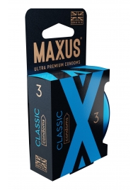 Классические презервативы в железном кейсе MAXUS Classic - 3 шт. - Maxus - купить с доставкой в Ставрополе