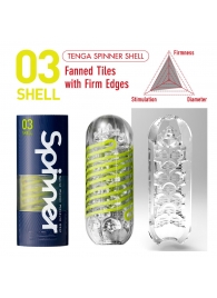 Мастурбатор SPINNER Shell - Tenga - в Ставрополе купить с доставкой