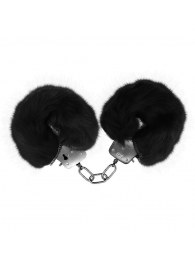 Черные меховые наручники Love с ключиками - Baile - купить с доставкой в Ставрополе