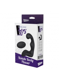 Черный вибромассажер простаты REMOTE BOOTY PLEASER - Dream Toys - в Ставрополе купить с доставкой