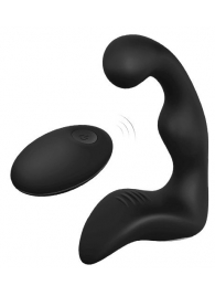 Черный вибромассажер простаты REMOTE BOOTY PLEASER - Dream Toys - в Ставрополе купить с доставкой