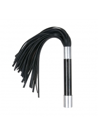 Черная плеть Easytoys Flogger With Metal Grip - 38 см. - Easy toys - купить с доставкой в Ставрополе