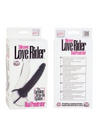 Насадка на пенис Silicone Love Rider Dual Penetrator для двойного проникновения - 14 см. - California Exotic Novelties - в Ставрополе купить с доставкой