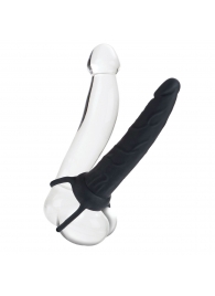 Насадка на пенис Silicone Love Rider Dual Penetrator для двойного проникновения - 14 см. - California Exotic Novelties - в Ставрополе купить с доставкой