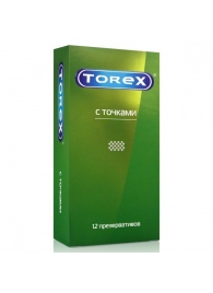 Текстурированные презервативы Torex  С точками  - 12 шт. - Torex - купить с доставкой в Ставрополе