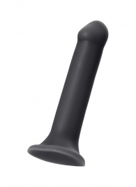 Черный фаллос на присоске Silicone Bendable Dildo XL - 20 см. - Strap-on-me - купить с доставкой в Ставрополе