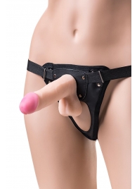 Телесный страпон на трусиках Realstick Hunter - 14,5 см. - ToyFa - купить с доставкой в Ставрополе